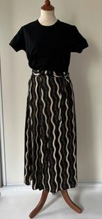 Soyaconcept zwarte rok met stijgbeugel print - Maat L, Ophalen of Verzenden, Nieuw, Maat 42/44 (L), Zwart