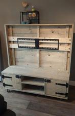 TV meubel steigerhout, Huis en Inrichting, Kasten | Televisiemeubels, Ophalen, 100 tot 150 cm, 100 tot 150 cm, 25 tot 50 cm