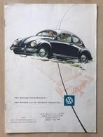 Volkswagen VW kever folder brochure Reuters 1954 1955, Verzenden, Gelezen, Volkswagen, Reuters