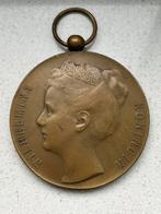 NVBLO medaille brons. Oud model Wilhelmina, Ophalen of Verzenden