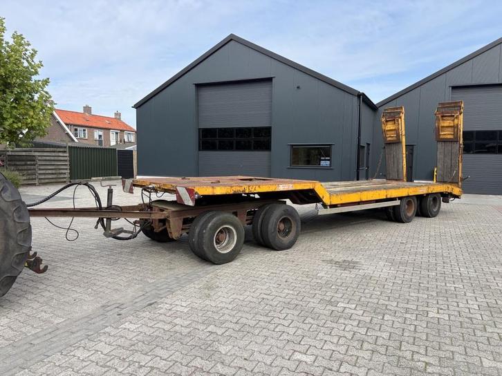Langendorf TUE 32/80 40-Tons Dieplader met Hydr-Rampen., Zakelijke goederen, Agrarisch | Werktuigen, Overige typen