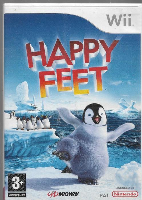 Wii Happy Feet, Spelcomputers en Games, Games | Nintendo Wii, Zo goed als nieuw, Platform, 2 spelers, Vanaf 3 jaar, Ophalen of Verzenden