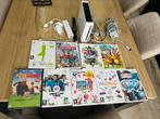 Nintendo Wii + afstandsbediening + nunchuck + 8 spellen, Vanaf 3 jaar, Overige genres, Ophalen of Verzenden, 1 speler