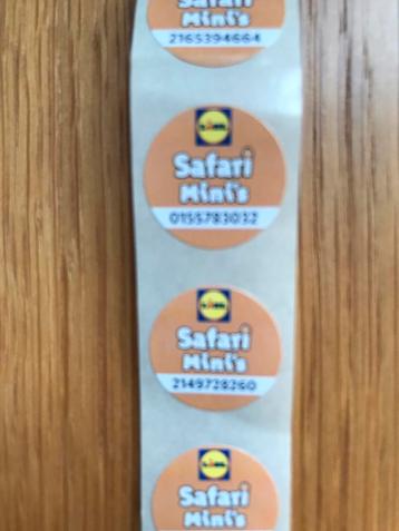 Lidl Safari mini’s 4 stuks 