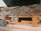 Houten werkbank /antiek, Ophalen, Gebruikt, Bankschroef