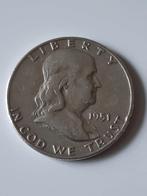 Halve franklindollar 1951d usa kk  f.8.11.n12, Ophalen of Verzenden, Noord-Amerika