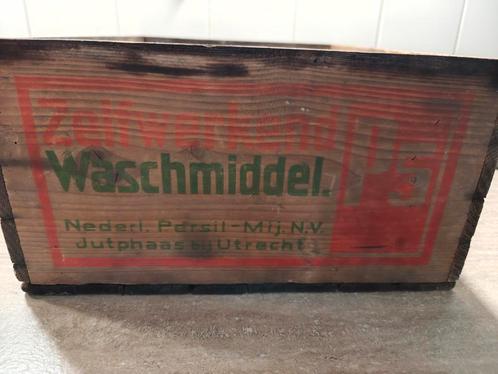 Antiek Persil waspoeder kistje, Huis en Inrichting, Woonaccessoires | Kisten, Gebruikt, Minder dan 50 cm, Minder dan 50 cm, Minder dan 50 cm