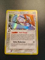 Deoxys 4 ex holon phantoms stamped, Hobby en Vrije tijd, Verzamelkaartspellen | Pokémon, Ophalen, Zo goed als nieuw, Losse kaart