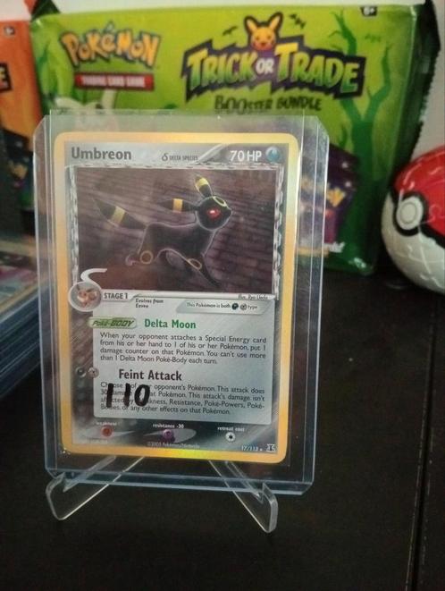 Umbreon (near mint), Hobby en Vrije tijd, Verzamelkaartspellen | Pokémon, Zo goed als nieuw, Losse kaart, Ophalen of Verzenden