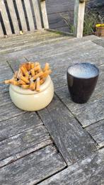 Gebruikte Asbak, Overige materialen, Crème, Gebruikt, Ophalen of Verzenden