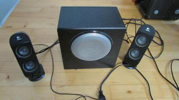 logitech X-230 speakers + subwoofer beschikbaar voor biedingen