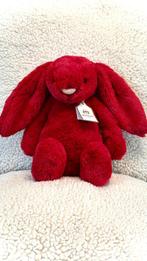 Jellycat Bashful Luxe Bunny Scarlett❤️, Ophalen of Verzenden, Nieuw, Konijn