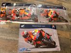 Geplastificeerde posters Pedrosa/Dovizioso/Stoner, Ophalen of Verzenden, Gebruikt, Overige typen