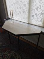 Travertin side table, Ophalen, 100 tot 150 cm, 50 tot 100 cm, Zo goed als nieuw