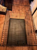 Zwarte bench, Ophalen, Zo goed als nieuw, Hondenhok, 65 tot 100 cm