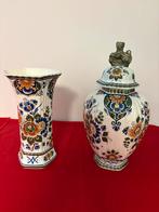 Delft polychroom Holland pot en vaas 450+449, Antiek en Kunst, Antiek | Vazen, Ophalen