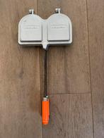 Retro wafel/tosti-ijzer, Witgoed en Apparatuur, Wafelijzers, Ophalen of Verzenden, Zo goed als nieuw