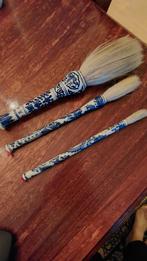 Porseleine chinese kalligrafie kwasten, Huis en Inrichting, Ophalen of Verzenden, Zo goed als nieuw