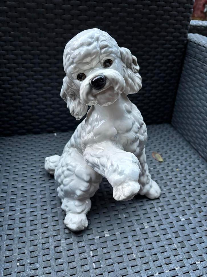 Goebel Porseleinen Poedel Beeld - 28cm, Antiek en Kunst, Antiek | Keramiek en Aardewerk, Ophalen