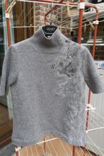 Pulleke nieuw wol-cashmere grijs kant kraagje Ermanno mt 38, Kleding | Dames, Maat 38/40 (M), Nieuw, Ophalen of Verzenden, Ermanno Scervino