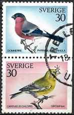 Zweden 1970 paar mi.694Dr/695Dr vogels GOUDVINK+GROENLING, Verzenden, Zweden, Gestempeld