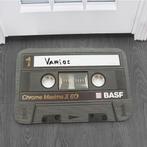 Cassettebandje Vloerkleed 3D Kleed Mat Cassette Bandje Tape, Verzenden, Nieuw, Rechthoekig, 100 tot 150 cm