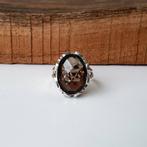 Schitterende ring met een in facet geslepen rookkwarts, Sieraden, Tassen en Uiterlijk, Ringen, Bruin, Verzenden, 19 tot 20, Nieuw