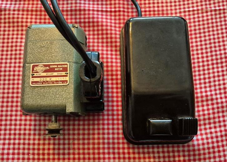 Hillman Naaimachine Motor - Vintage!, Hobby en Vrije tijd, Naaimachines en Toebehoren, Gebruikt, Naaimachine, Overige merken, Ophalen of Verzenden