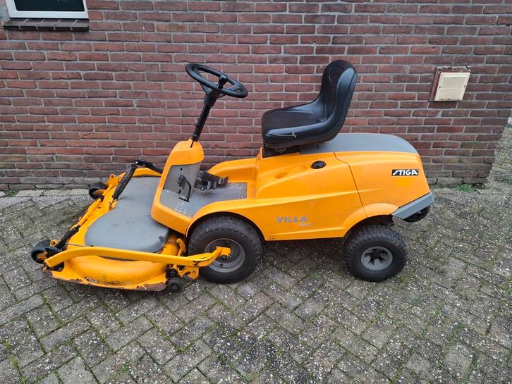 Stiga Villa Frontmaaier Honda Motor - Hydrostaat, Tuin en Terras, Grasmaaiers, Gebruikt, Elektrische starter, Ophalen of Verzenden