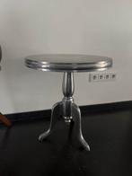 Metalen bijzettafel / tafeltje, Ophalen, Gebruikt, Metaal of Aluminium, Rond