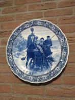 delfts blauw  wand bord echt super groot Doorsnee 41 cm, Antiek en Kunst, Antiek | Wandborden en Tegels, Ophalen of Verzenden