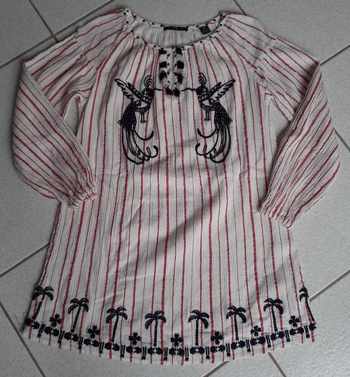 Scotch & Soda maat 152 gebroken wit india katoen jurkje, Kinderen en Baby's, Kinderkleding | Maat 152, Meisje, Jurk of Rok, Ophalen