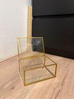 Glazen doos, Huis en Inrichting, Woonaccessoires | Overige, Ophalen, Zo goed als nieuw