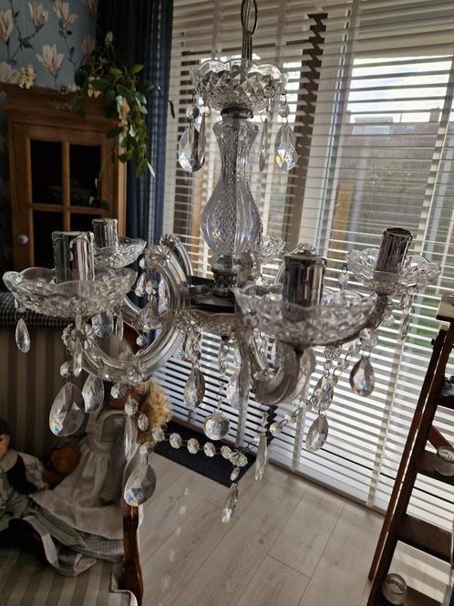 Mooie Barok Kroonluchter, Huis en Inrichting, Lampen | Kroonluchters, Zo goed als nieuw, Glas, Kunststof, Metaal, Ophalen