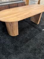Eettafel 200 cm – Deens ovaal – Mangohout bruin, Info@savoireinteriors.com, Japandi, Overige materialen, 100 tot 150 cm