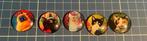 5 Katten Cabochons - Rond, Ophalen of Verzenden, Nieuw