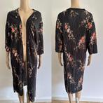 Dames New Look jurk vest zwart bloemen jas kimono top M, Maat 38/40 (M), New Look, Zwart, Ophalen of Verzenden
