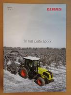 Folder Claas smalspoor tractor Nexos type VE, VL en F, Ophalen of Verzenden, Gelezen, Tractor en Landbouw