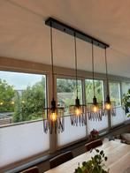 Zwarte hanglamp met 4 lampen, Huis en Inrichting, Ophalen, Zo goed als nieuw