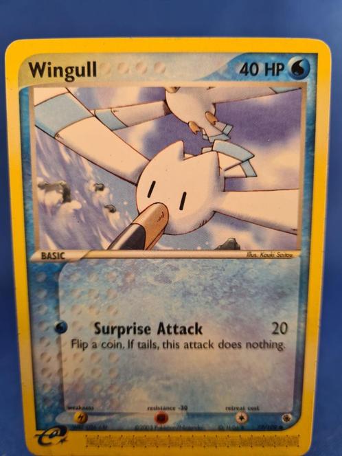 Wingull 77/109 - Ruby &amp; Sapphire, Hobby en Vrije tijd, Verzamelkaartspellen | Pokémon, Gebruikt, Verzenden