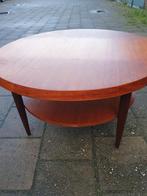 Vintage salon tafel 90 cm doorsnee., Ophalen, Gebruikt, 50 tot 100 cm, 50 tot 100 cm