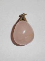 Hanger Rozenkwarts edelsteen, Ophalen of Verzenden, Zo goed als nieuw