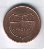 penning jaski vending (automatenpenning) brons, Verzenden, Brons