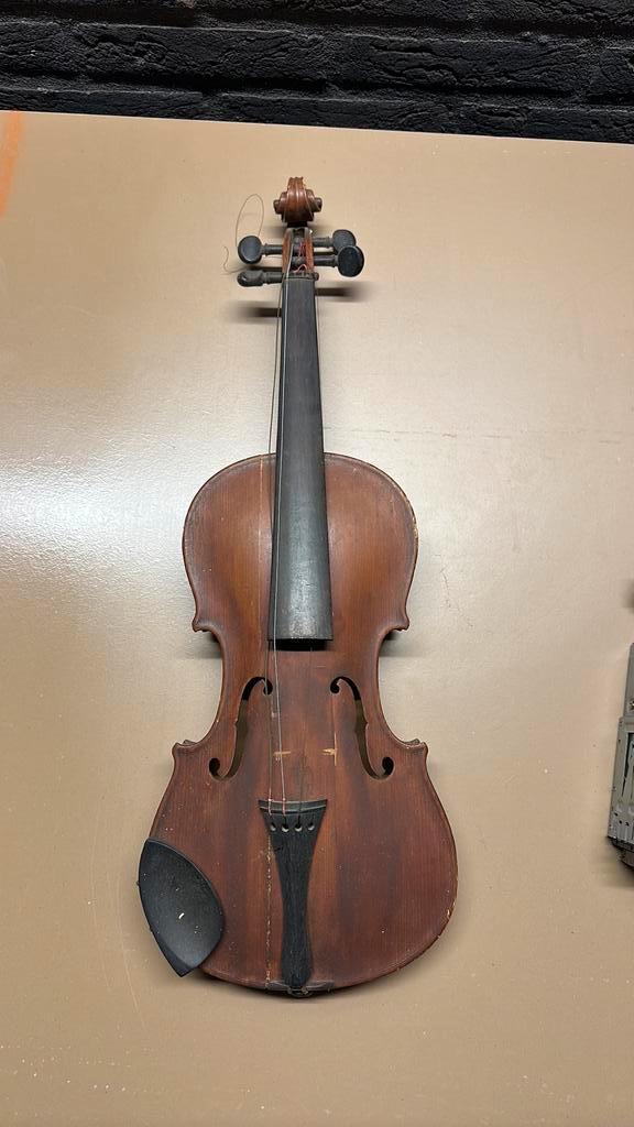 Oude viool, Muziek en Instrumenten, Strijkinstrumenten | Violen en Altviolen, Gebruikt, Viool, 4/4-viool, Ophalen