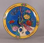 Mooi midden 1900 Japans sierbord met pauw, in goeden conditi, Ophalen of Verzenden