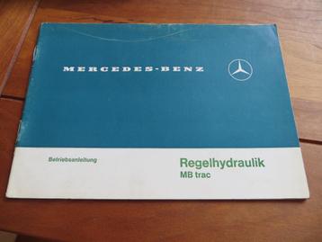 Instructieboek Mercedes MB Trac 440, 442, 443 regelhydraulik