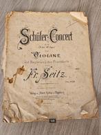 te ruil/koop: Antieke Schüler-Concert bladmuziek, Ophalen of Verzenden, Gebruikt, Artiest of Componist, Klassiek