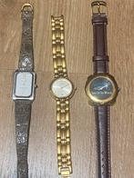 Drie horloges vintage Bulova voor dames., Staal, Polshorloge, Ophalen of Verzenden, Leer