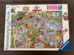legpuzzel Ravensburger 1000 st "The Pool", Ophalen of Verzenden, 500 t/m 1500 stukjes, Legpuzzel, Zo goed als nieuw