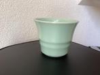 Vintage Adco A mint groene bloempot,hoog 8,5 cm,retro., Ophalen of Verzenden